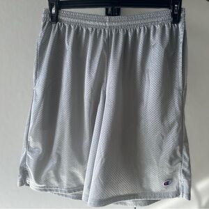 Champion Men's Light Gray Athletic Shorts